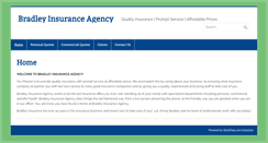 Desktop Screenshot of bradleyinsurance.com