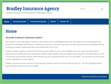 Tablet Screenshot of bradleyinsurance.com